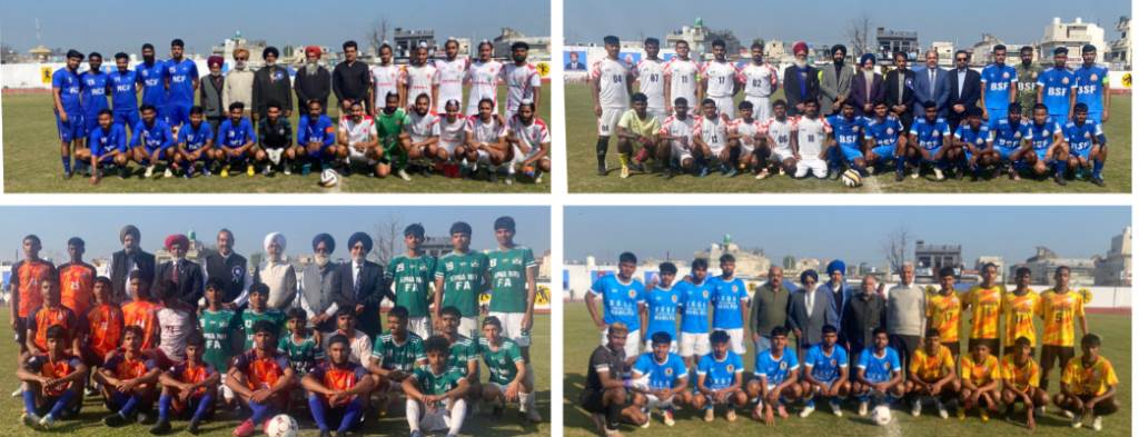 Interesting matches were held on the third day of the 63rd Principal Harbhajan Singh Football Tournament
